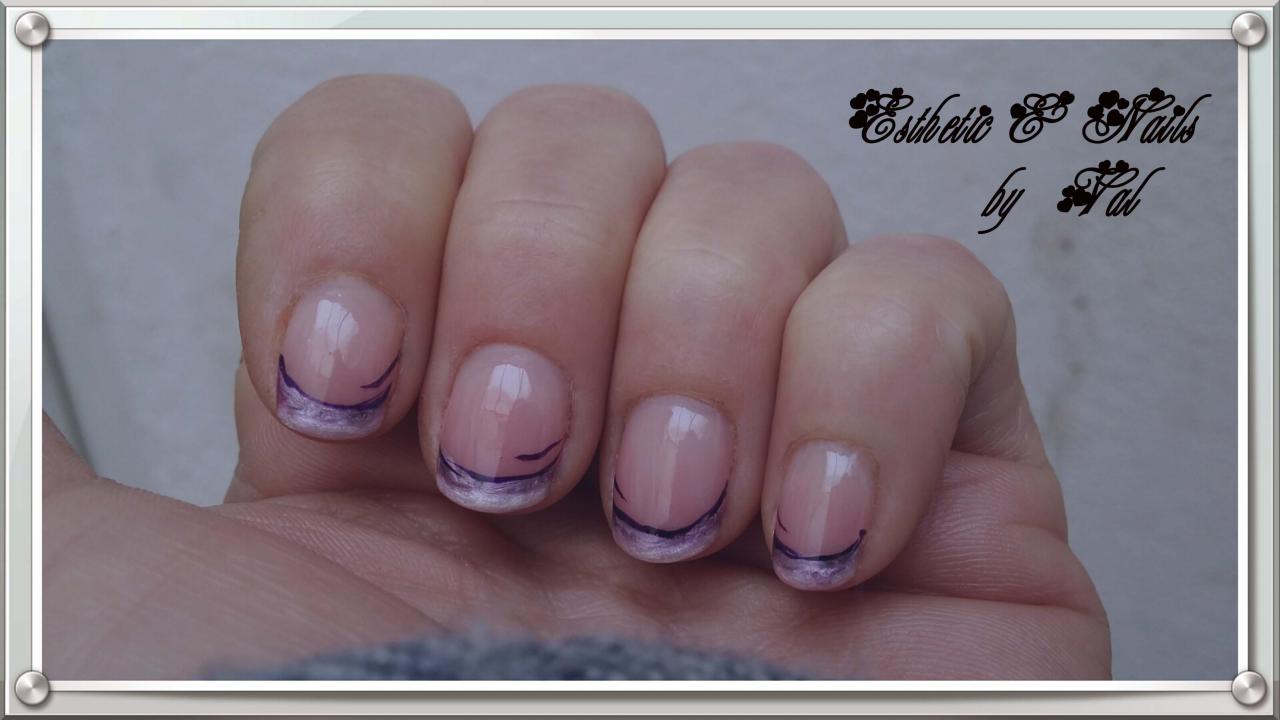 Double French Blanche&Violette .. Déco's paint