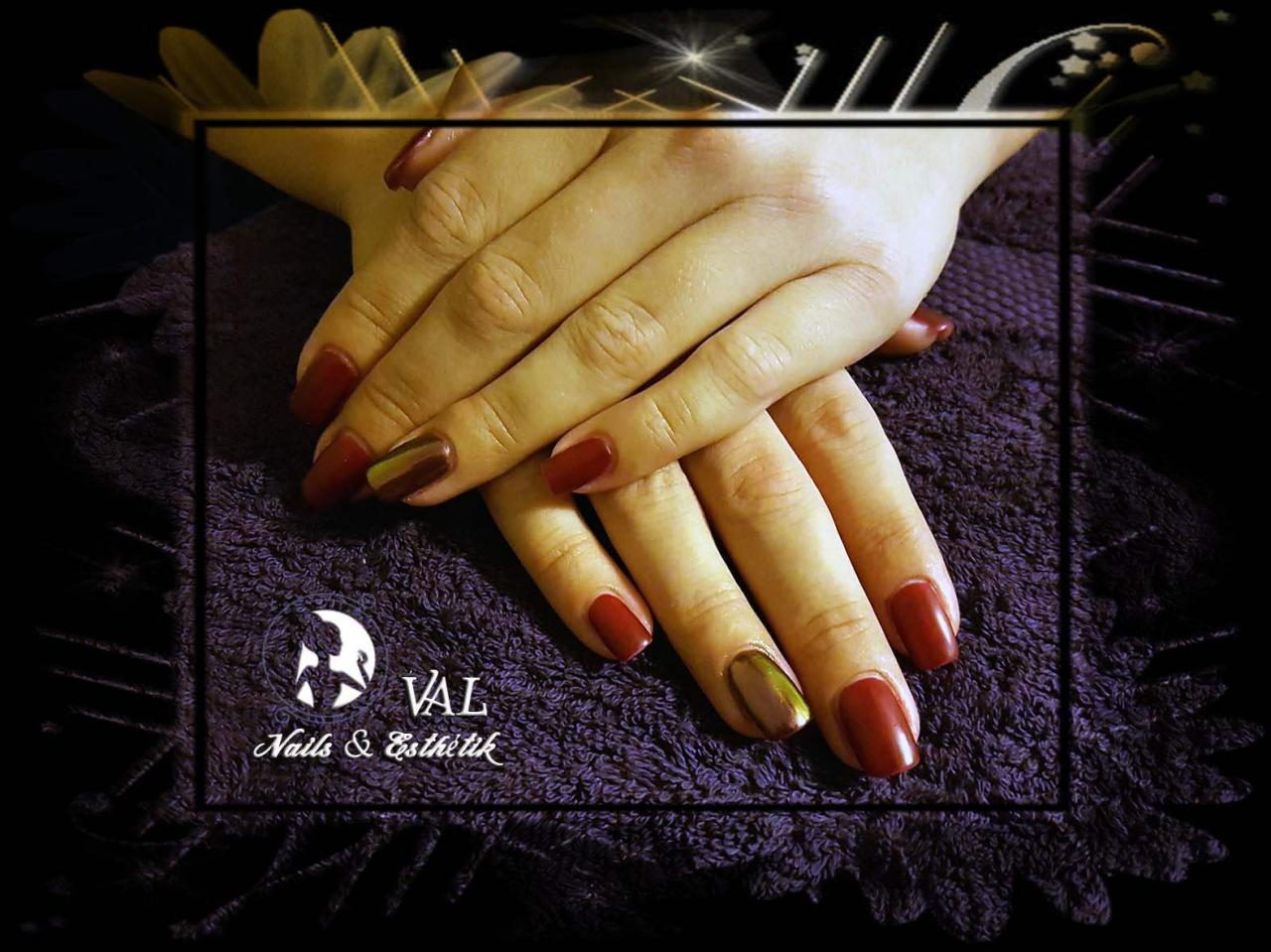 Vernis semi-permanent & déco's effet chrome