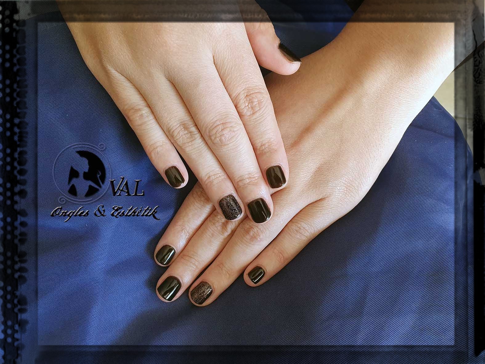 vernis  semi-permanent sur ongles naturels