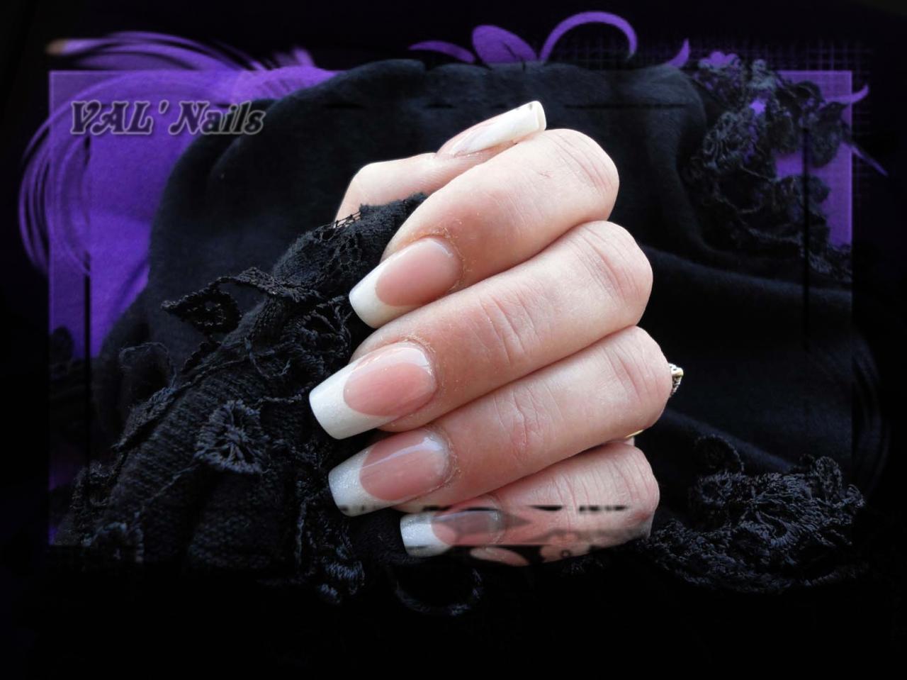 french blanche pailletée..